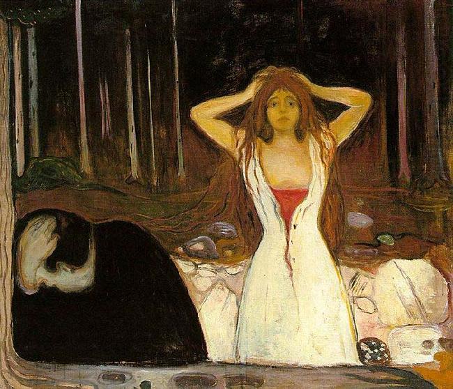 Edvard Munch Ashes oil painting picture
